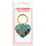 The Found Dallas Skyline Heart Keychain Dallas Heart detail view