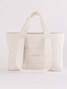 augustnoa The Everyday Tote in Natural detail view
