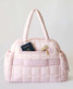 augustnoa The Weekender Duffle Bag in Baby Pink