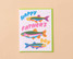 Rainbow Trouts Father's Day Card
