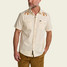 Howler Brothers Men's Crosscut Deluxe Shortsleeve Shirt - Fowl Play : Off White Dobby