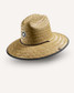 Hemlock Straw Lifeguard Hat Solid Black front view