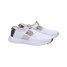 HeyDude Sirocco Stretch Sox White three-quarter view