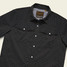 Howler Brothers Open Country Tech Shirt Supernovas Antique Black detail