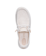 HeyDude Women's Wendy Stretch Jersey Shoes Oatmeal side view