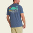 Howler Brothers Men's Bahía de Howler T-Shirt in Blue Horizon back view