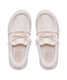 HeyDude Kids' Wally Youth Jersey Shoes Oatmeal angled view