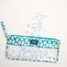 The Darling Effect Mahjong Tile Keeper Pouch in It's Mahj Time Teal detail