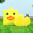 Spongellé Danny Duck Farm Animals Sponge yellow duck design top view