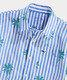 The Vineyard Vines Boys' Printed Cotton Short Sleeve Shirt in Breaker Blue