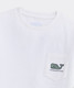 Vineyard Vines Boys' Camo Whale Pocket Tee White detail view