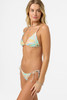 O'Neill Women's Butterfly Geo Bikini Top in geometric print tie-back closure