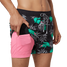 Party Pants Happy Hour Swim Shorts Alli Black front view