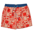 Party Pants Happy Hour Swim Shorts Pourth of July front lay