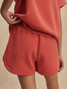 Varley Women's Coulter High Rise Shorts in Summer Fig, side view