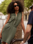 Varley Women's Polyanna 1/2 Zip Dress front view