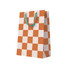 Ohh Deer Burnt Sienna Checkerboard Large Gift Bag