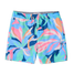 W-T-Floral Light Blue Boys Swim
