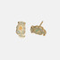 Yellow Owl Workshop Otters Stud Earrings front view