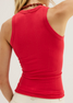 Free People Women's So Soft Seamless Modal Tank in Atlas Red front view