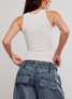 Free People Women's So Soft Seamless Modal Tank in Clean Ivory
