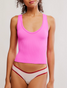 Free People Women's Clean Slate Seamless Tank in Dream Pop side view