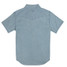 Sendero Provisions Co. Men's The Wyatt Pearl Snap Shirt in Washed Indigo Chambray back view