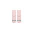The Stance Fine Rib Quarter Socks in Pink