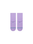 The Stance Fine Rib Quarter Socks in Purple