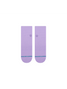 The Stance Fine Rib Quarter Socks in Purple