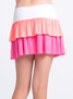 Lucky in Love Girls' Double Pleated Skirt Pink front view