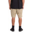 Billabong Men's Crossfire Submersible Hybrid Shorts in Khaki, back view