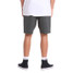 Billabong Men's Crossfire Submersible Hybrid Shorts in Asphalt, back view