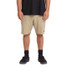 Billabong Men's Crossfire Submersible Hybrid Shorts in Khaki, front view