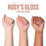 Rosy McMichael Rosy's Lip Gloss front view
