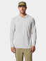 Duck Camp Men's DC Bug Screen First Layer Hoodie in Silver King front view