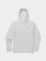 Duck Camp Men's DC Bug Screen First Layer Hoodie in Silver King full product view