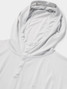 Duck Camp Men's DC Bug Screen First Layer Hoodie in Silver King back view