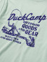 The Duck Camp Men's Goods and Gear Tee in Bay