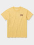 Duck Camp Men's Bass Tourney Tee Mustard front graphic
