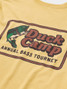 Duck Camp Men's Bass Tourney Tee Mustard detail