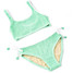 Shade Critters Girls' Crinkle Seashell One-Piece Suit front view