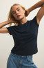 Z Supply Women's Modern Slub Tee in Eclipse