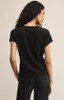 Z Supply Women's Modern Slub Tee in Black side view
