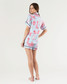 Katie Kime Women's Dallas Toile Pajama Shorts Set front view
