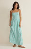 Z Supply Women's Bayside Stripe Linen Maxi Dress in La Palma