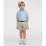 Southern Shirt Boys' Heather Madison Polo Alaskan Blue side view