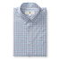 Duck Head Men's Performance Poplin Sport Shirt Light Blue side view