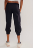FP Movement Women's Flutter Cropped Joggers in Black side detail