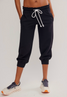 FP Movement Women's Flutter Cropped Joggers in Black